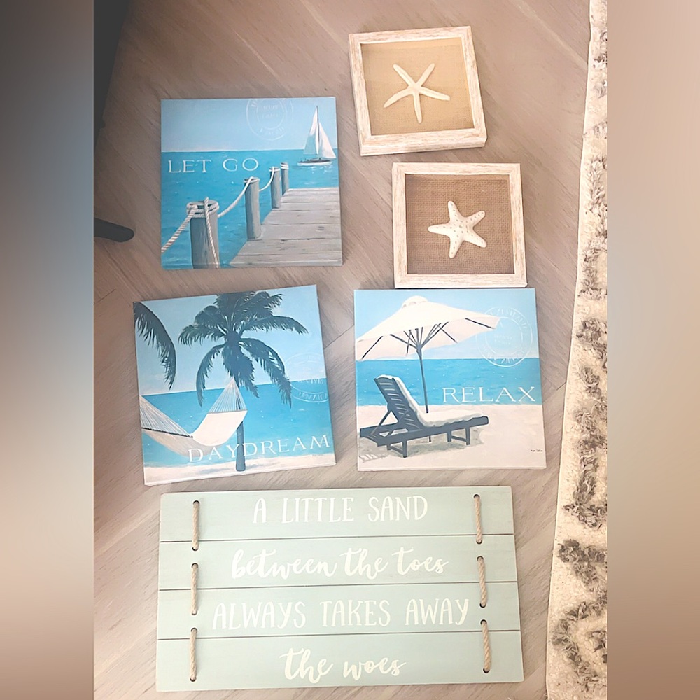 🏖️Beach Themed Wall Decor